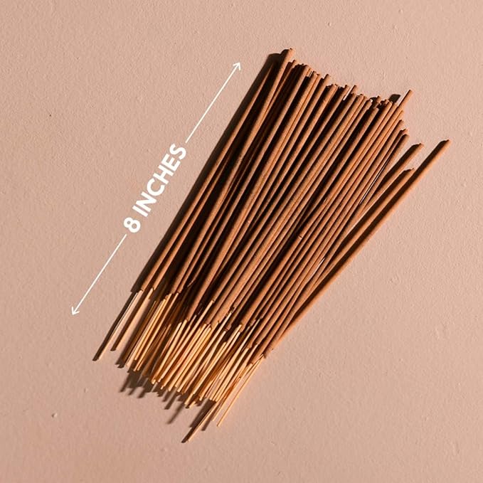Folkulture Incense Sticks | Set of 6 (120) Fall Incense Sticks with 45 Mins Burn Time | Non Toxic Pumpkin Spice Inscents, Organic Vanilla Incenses | Slow Burning Fall Scents for Home | Fall Essentials
