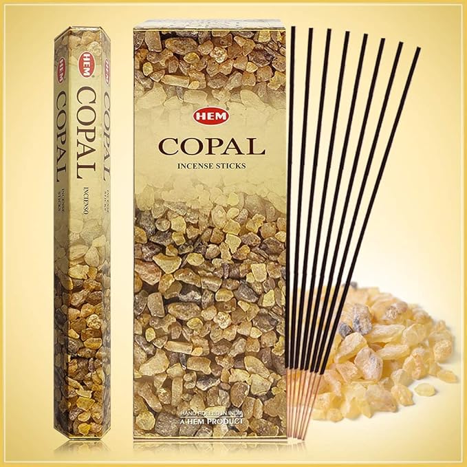 Copal Incense Sticks and Incense Stick Holder Bundle Insence Insense Hem Incense Sticks