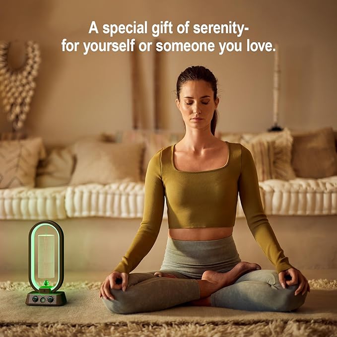 Automatic Bamboo Wind Chimes System, Sound Healing Instruments for Relaxation, Sound Bathโ Indoor Electronic Wind Chime, Ideal Meditation Accessory