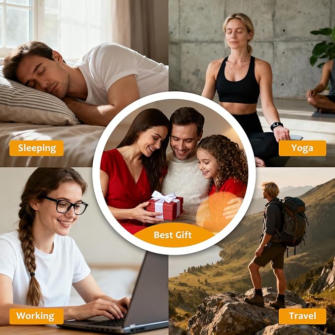 Portable Noise Machine for Baby Adult with 21 Natural Soothing Sound, Memory Function, Powerful Battery & 32 Levels of Volume, Noise Canceling for Sleeping, Sleep Sound Timer Therapy for Home, Travel