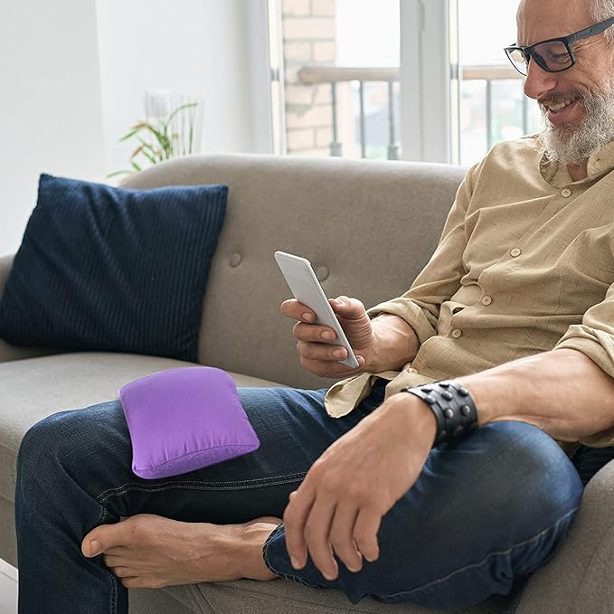 My Heating Pad for a Better Comfort - Moist Microwavable Heating Pads for Joint Pain and Sore Muscles - Microwave Hot Pack Heat Pad for Cramps - Chilled or Heated Pad Therapy Pillow - 3 Packs Purple