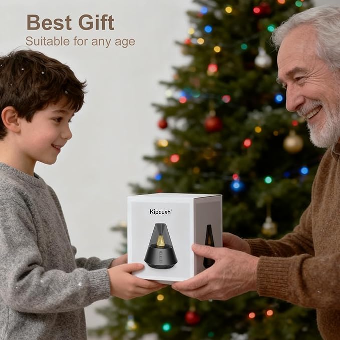 2025 KIPCUSH White Noise Sound Machine Night Light 30 Soothing Sounds 3-Level Brightness 31 Level Volume Memory Function Plug-in use Type-C Sleep Sound Machine for Baby/Adults(Black)