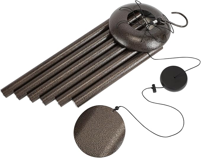 Christmas Decor Gift Large 40" Wind-Chimes-Outdoor-Deep-Tone, Soothing Melodic Tones Windchimes, Wind Chimes for Outside, Brown Memorial Wind Chime Best Gift for Mom Women Grandma Neighbors