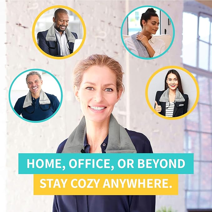 Versatile Microwavable Heating Pads For Neck Pain Relief, Back Pain, And Shoulder Pain Relief - Microwave Heating Pad For Cramps And Muscle Relief, Hot and Cold Reusable Pad - 2 Packs - Lavender Scent