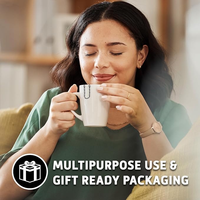 Sou Zen Tea Infuser (2 Pack & Teaspoon Scoop) | Extra Fine Hex Mesh Loose Leaf Tea Strainers | 304 Stainless Steel Tea Steeper with Extended Chain Hook | Perfect for Brewing Loose Tea, Herbs & Spices