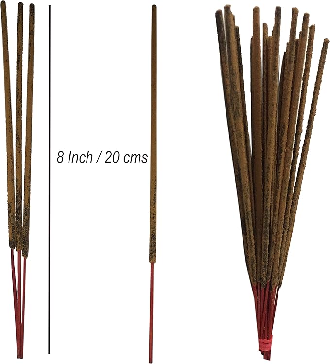 Raajsee Nag Champa Incense Sticks 100 Gm Pack-100% Pure Organic Natural Hand Rolled Free from Chemicals-for Church,Aroma Therapy,Relaxation,Meditation & Sensual Therapy