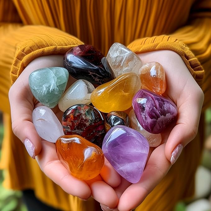 Polished Lepidolite Crystal Stones - 2 Pcs of 1.2" Worry Stone for Anxiety, Pocket Palm Stone Super Large Handpicked Natural Tumbled Gemstones for Meditation, Reiki, Chakra Healing, Home Decor