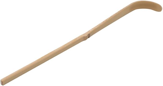 1Pc Brown Bamboo Matcha Scoop Japanese Chashaku Hooked Green Tea Spoon for Tea Ceremony 18cm, Tea Scoops,Matcha Spoon, Bamboo Scoop,Coffee, Tea and Espresso,Tea Accessories