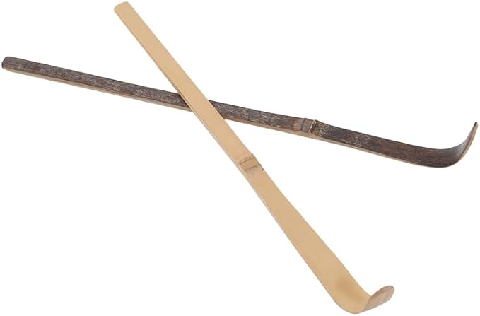 1Pc Brown Bamboo Matcha Scoop Japanese Chashaku Hooked Green Tea Spoon for Tea Ceremony 18cm, Tea Scoops,Matcha Spoon, Bamboo Scoop,Coffee, Tea and Espresso,Tea Accessories