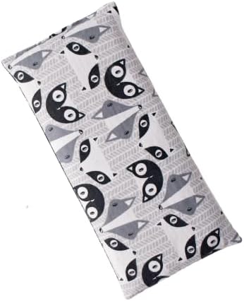 Large Microwave Heating Pad with Flax Seed, Scented or Unscented, Good for Back Pain or Cramps, Moist Heat Therapy or Ice Pack, Microwavable Bean Bag, 6" x 12" (Fox, Lavender & Peppermint)