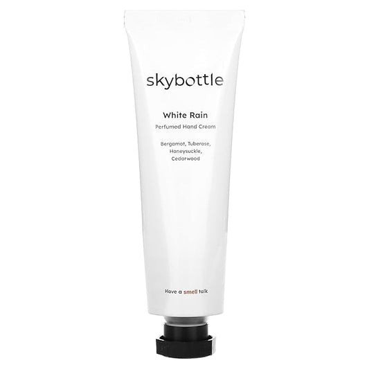 skybottle Hand Cream, Nourishes Very Dry Hands, Korean Hand Lotion, Hand Care for Women & Men, Perfumed with Bergamot, White Rose Scent with Shea Butter, 1.7 Fl. Oz