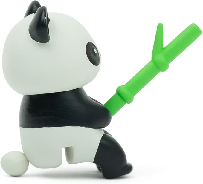 Tea Mates - 1pc Cute Fishing Panda - Tea Bag Holder and String Rest - Tea Accessory for Cup and Mug - Unique Funny Novelty Toy Gift Idea - Animal Figurine Drink Marker