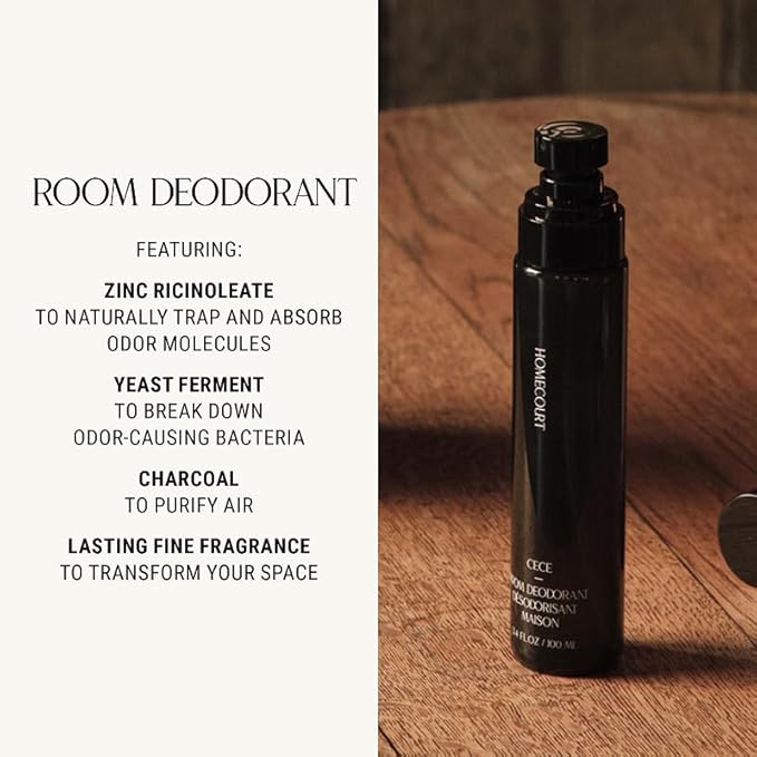 Homecourt Room Deodorant, Natural Room Spray, Fine Fragrance of Apple & Jasmine, For Kitchen, Bathroom & more, Clean Formula, Neroli Leaf, 3.4 oz