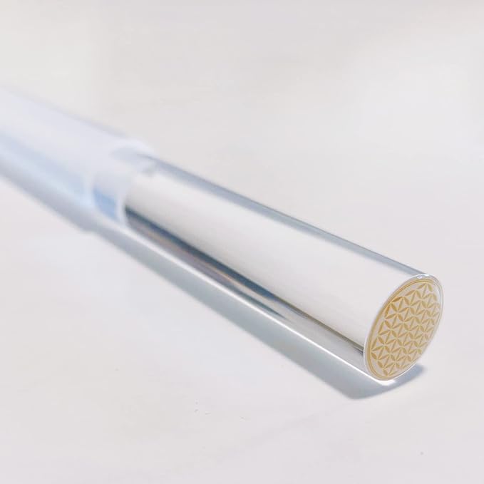 Singing Bowl Mallet Clear Acrylic Base Silicone Rubber Striker Mallet for Playing Quartz Crystal Singing Bowl with Bundle Pocket(Clear)