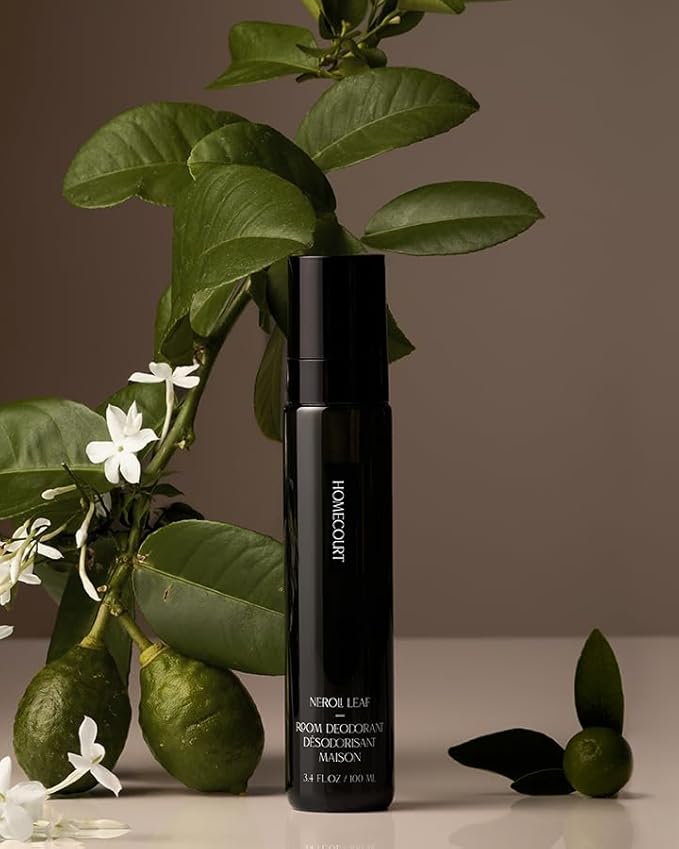 Homecourt Room Deodorant, Natural Room Spray, Fine Fragrance of Apple & Jasmine, For Kitchen, Bathroom & more, Clean Formula, Neroli Leaf, 3.4 oz