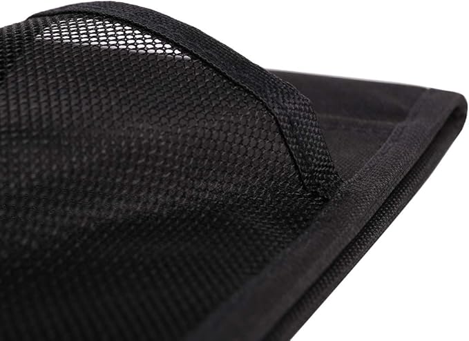 Bedside Caddy,5 Pockets Bedside Organizer Caddy Under Mattress,Holds Water Bottles,Magazines,Books (Black)