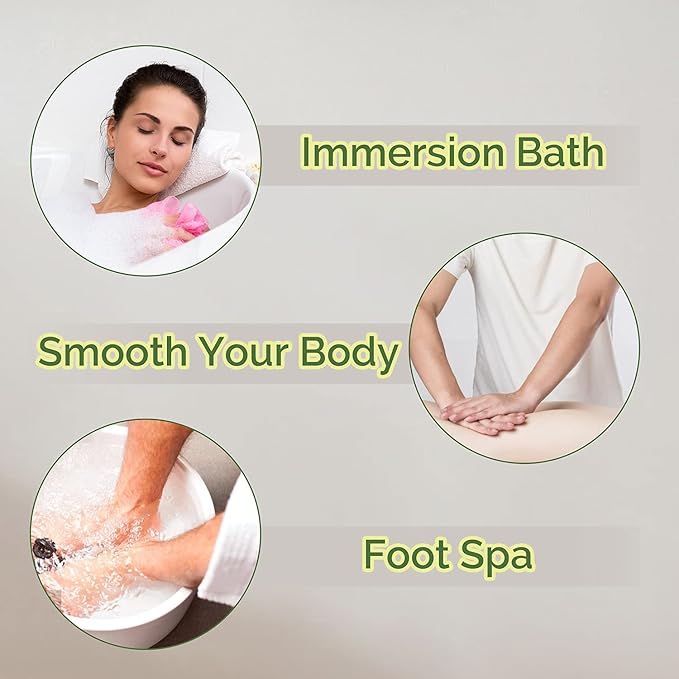 spa luxetique Bath Salts Gift Set 6-Pack, Foot and Body Sea Salts for Soaking, Wooden Scooper, 0.5oz Argan Oil, Bath Salts for Women Relaxing, Mother's Day Gifts for Mom, Christmas Gifts for Her