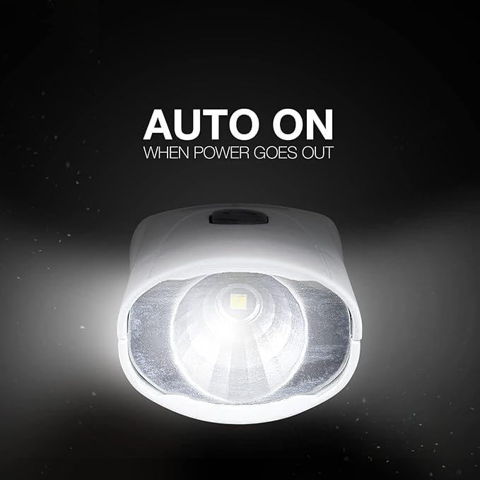 Energizer Auto-On LED Flashlights Rechargeable for Home Power Failure, Plug in LED Flashlight for Power Outage, Night Light, Hurricane Preparedness