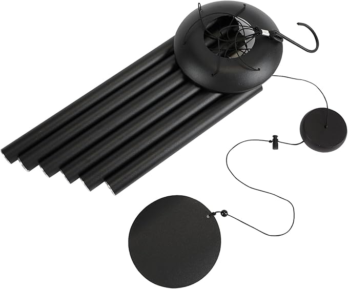 Christmas Decor Gift Large 40" Wind-Chimes-Outdoor-Deep-Tone, Soothing Melodic Tones Windchimes, Wind Chimes for Outside, Black Memorial Wind Chime Best Gift for Mom Women Grandma Neighbors