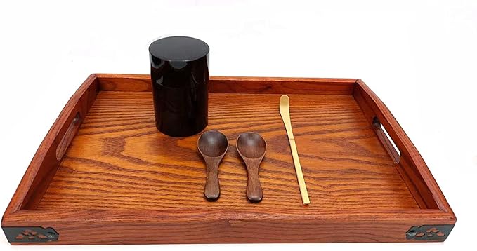 JapanBargain Wooden Tea Scoop, 2-Piece Set for Matcha, Green Tea, Spices, Sugar, Salt