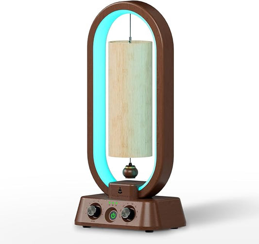 Automatic Bamboo Wind Chimes System, Sound Healing Instruments for Relaxation, Sound Bath– Indoor Electronic Wind Chime, Ideal Meditation Accessory