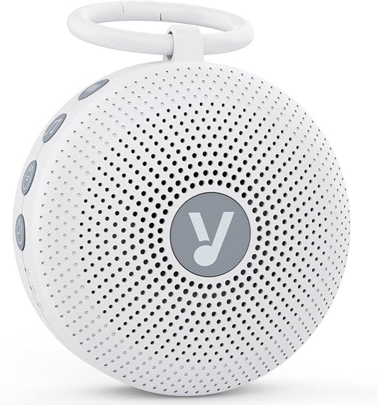 Portable Noise Machine for Baby Adult with 21 Natural Soothing Sound, Memory Function, Powerful Battery & 32 Levels of Volume, Noise Canceling for Sleeping, Sleep Sound Timer Therapy for Home, Travel