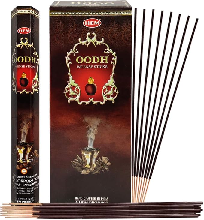 Oud Incense Sticks and Incense Stick Holder Bundle Insence Insense Hem Incense Sticks