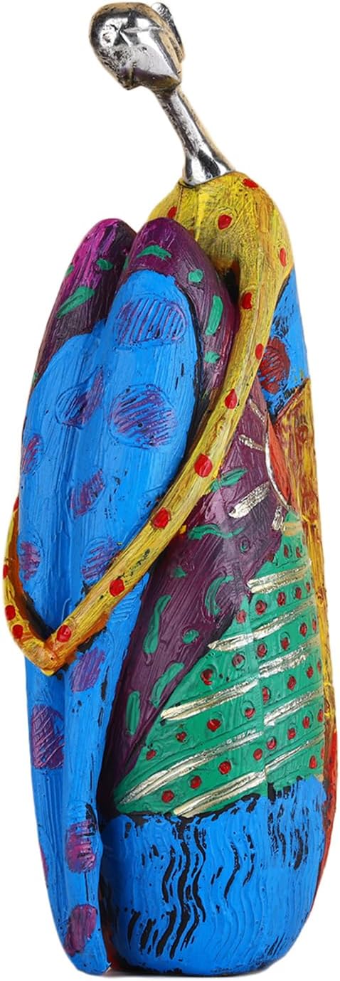 suruim Colorful Abstract Women Figurines Sculptures Home Decor for Shelves Yoga Pose Art Statue Modern Home Decoration Living Room Zen Decor Tables Ornaments (Grace)