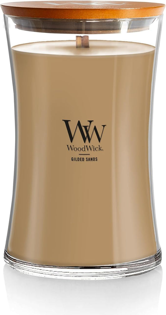 WoodWick Gilded Sands Large Hourglass Candle