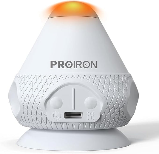 PROIRON Mountable Massage Ball with Suction Cup Pinpoint Deep Tissue Muscle Knot & Sore Relief, Vibration & Heating Trigger Point Massage Tool for Back Neck, Self-Massage Tool