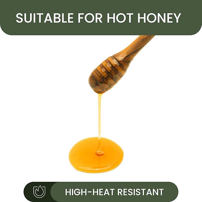 Teak Wood Honey Dipper | Wooden Spoon for Honey