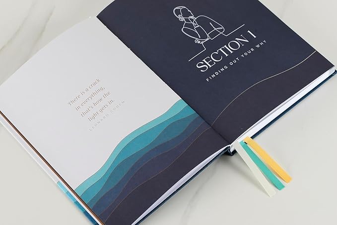 90-Day Guided Mental Health Journal for Anxiety, Mindfulness & Emotional Wellness – Eco-Friendly Cover Made from Recycled Ocean Plastic – Daily Prompts for Self-Care, Self-Reflection, Calm, Stress Relief & Inner Strength