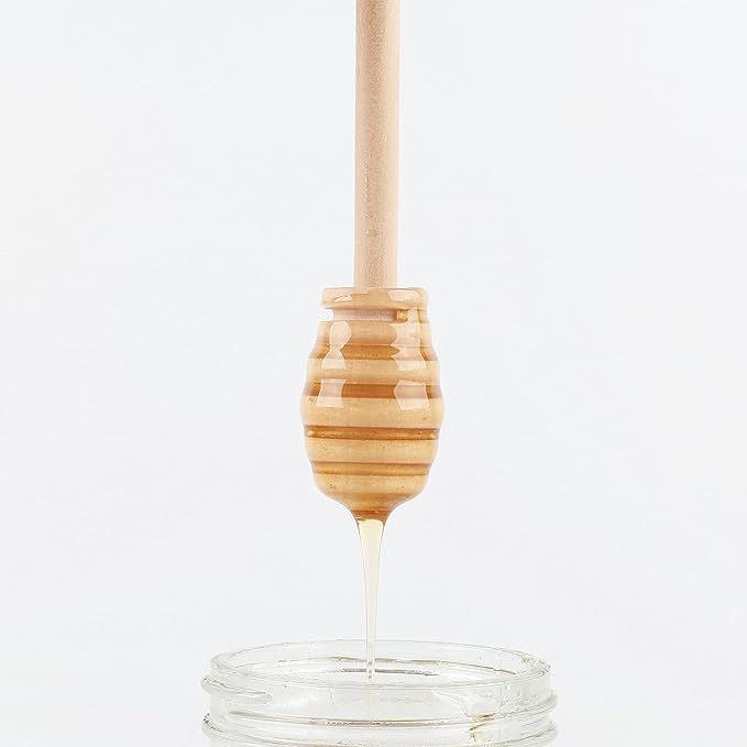 Wooden Honey Mixing Stirrer 3Pcs Mini Honey Dipper Sticks Honey Spoon