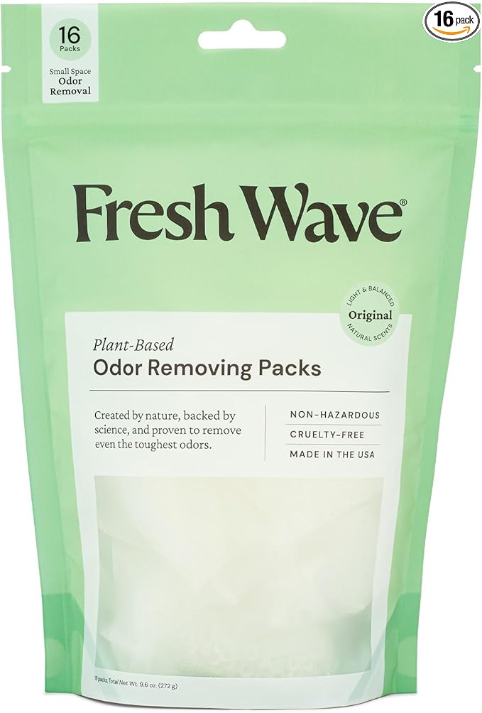 Fresh Wave Odor Eliminating & Deodorizing Packs | Bag of 16