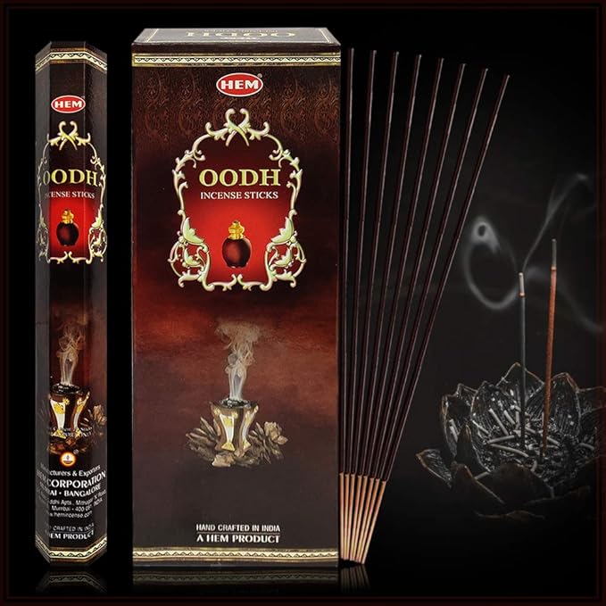 Oud Incense Sticks and Incense Stick Holder Bundle Insence Insense Hem Incense Sticks