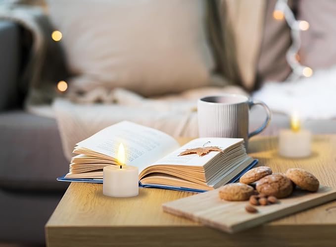 Rechargeable Tea Lights flameless Candles with Timer and Remote,led Votive Candles Battery Operated-Flickering Realistic,for Room,Retirement Party,Wedding Decor,Christmas (12 Pack)