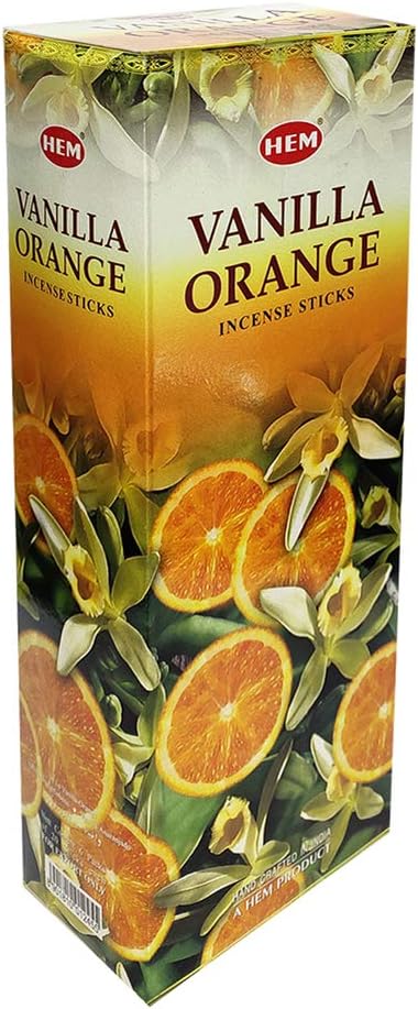 Vanilla Orange Incense Sticks and Incense Stick Holder Bundle Insence Insense Hem Incense Sticks