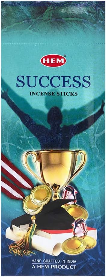 TRUMIRI Incense Stick Holder Bundle with Hem Success 20g Incense Sticks - Pack of 6 (Approx 120 Sticks)