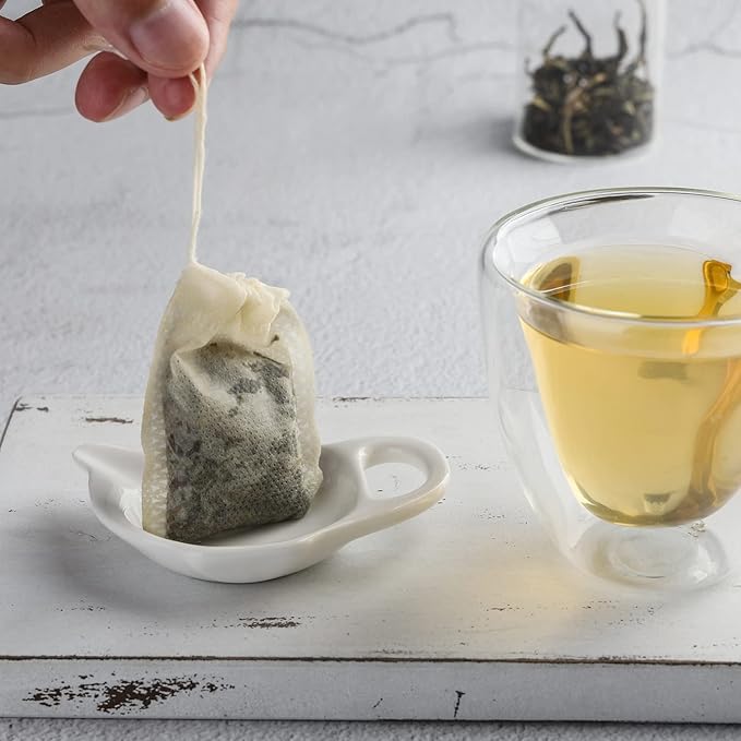 Tea Bag Holder - Teapot Shaped Coasters Set of 12