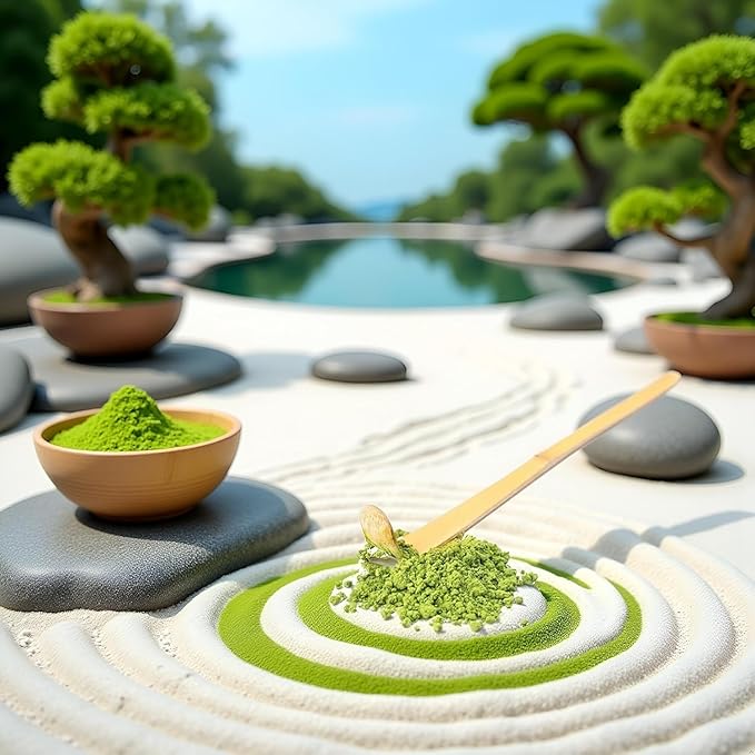 2 Pcs Japanese Bamboo Matcha Scoop - 18cm Brown Traditional Tea Ceremony Spoon for Matcha and Coffee,Durable Eco-Friendly Espresso Accessories,Bamboo Matcha Scoop for measuring Matcha green tea powder