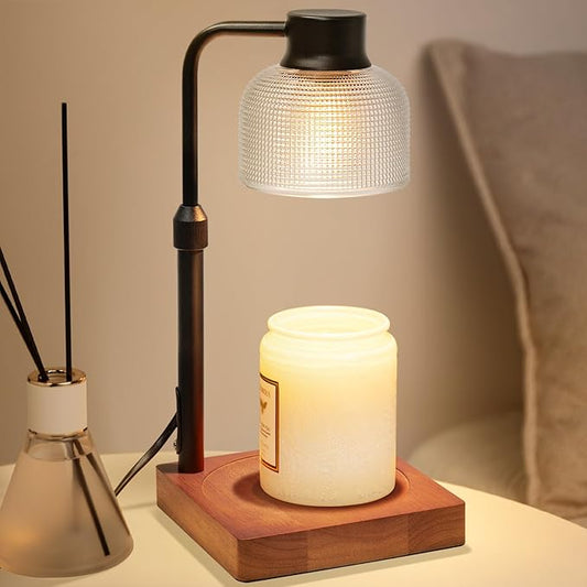 KLL Candle Warmer Lamp with Timer: Christmas Gifts for Women, Birthday Gifts for Women Mom - Vintage Home Decor - House Warming Gifts New Home - Wax Melt Warmer for Jar Candles