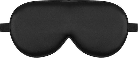 Alaska Bear Sleep Mask Silk Cover Eye Contour for Pressure-Free Sleeping, Upgrade Over Conventional Flat Satin Eye Masks, Machine Washable