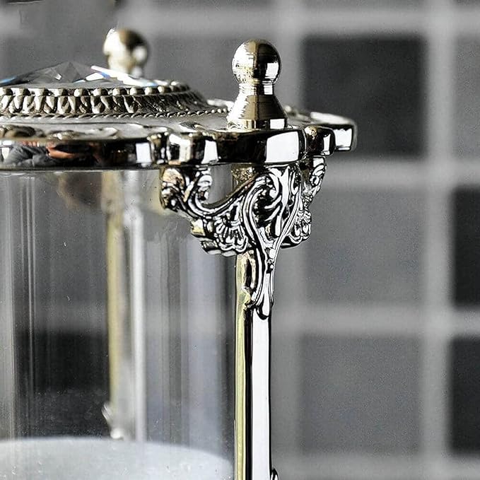 Antique Floral Decorative Hourglass Sand Timer - 15 Minute, Unique Vintage Classic Metal Art Hour Glass for Office Desk Home Decor - Birthday Gift (Gold)