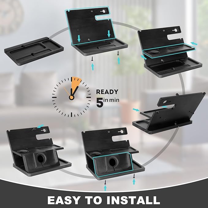 Gifts for Men 3-in-1 Charging Stand Compatible with iPhone 16 Charger Station, Nightstand Organizer Wood, Fathers Day Perfect for Dad Husband Boyfriend Son, for iPhone 16/15/14/13/12 Max Plus, Watch