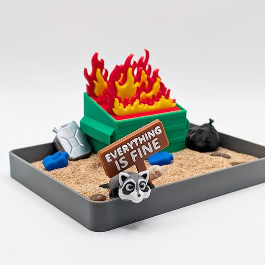 Dumpster Fire Zen Garden