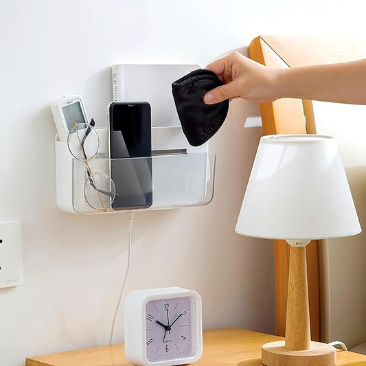 Room Decor for Teen Girls＆Boys, Floating Shelves for Wall,Bedroom Decor,Aesthetic,College Dorm Room Essentials for Girls Guys,Bedside Wall Mount Shelf Organizer for Remote,Phone,RV.