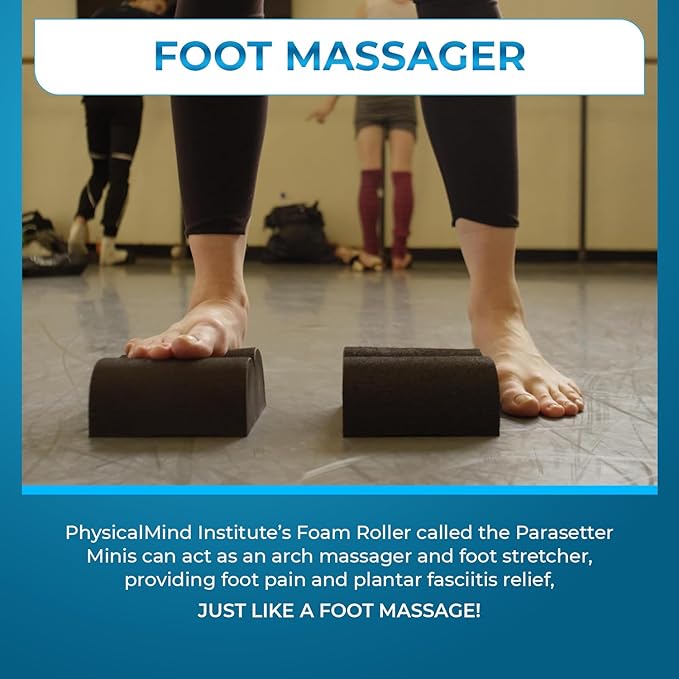 PARASETTER MINIS Foam Roller for Foot and Heel Pain Relief, Relieve Planter Fasciitis – Patented Foot and Arch Massager Tool