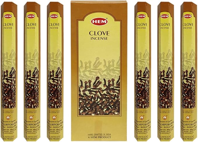 Clove Incense Sticks and Incense Stick Holder Bundle Insence Insense Hem Incense Sticks