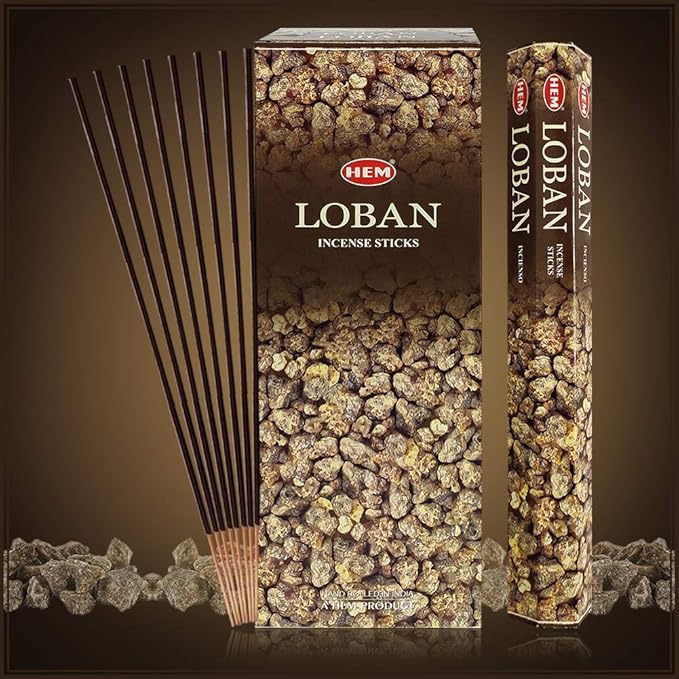 Loban Incense Sticks and Incense Stick Holder Bundle Insence Insense Hem Incense Sticks