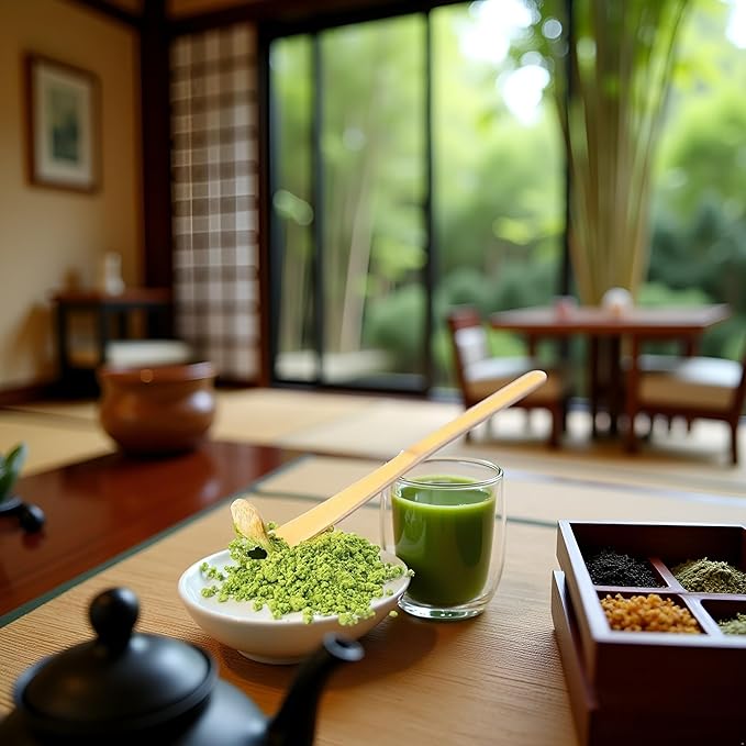 1Pc Brown Bamboo Matcha Scoop Japanese Chashaku Hooked Green Tea Spoon for Tea Ceremony 18cm, Tea Scoops,Matcha Spoon, Bamboo Scoop,Coffee, Tea and Espresso,Tea Accessories